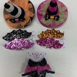 Pink Poppy Halloween Hair Clips Hair Accessories