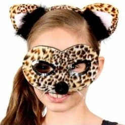 Sweidas Leopard Mask & Headband