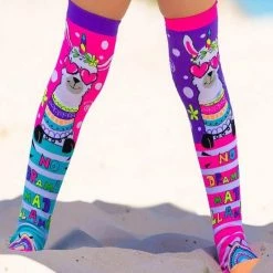 Mad Mia Llama Drama Socks