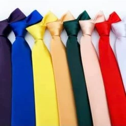 JD Party Long Slim Coloured Ties