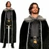 Forum Novelties Cape With Faux Fur Trim Black