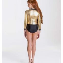 Studio 7 Dancewear Metallic Warrior Leotard - Gold
