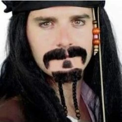 Carnival Products Beards & Moustaches Moustache & Beard - Pirate