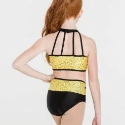 Studio 7 Dancewear Bright Lights Halter Crop Top
