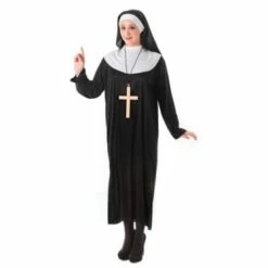 JD Party Adult Nun Costume Fancy Dress Costumes