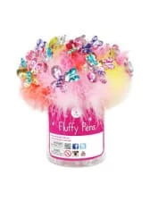 Pink Poppy Gifts Pen - Butterfly Fluffy Gem