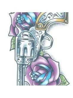 Carnival Products Pistola Day Of The Dead - Tattoo