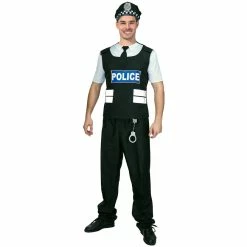 JD Party Police Officer - Adult Fancy Dress Costumes