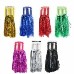 CMA Novelties Tinsel Pom Poms With Handle