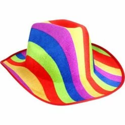 Upstage Dancewear Rainbow Felt Cowboy Hat