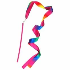 Pink Poppy Gymnastics Ribbons Rainbow Twirl Ribbon