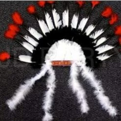 Upstage Dancewear Hair Accessories Red Indian Headband