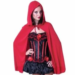 Sweidas Vests, Waist Coats, Capes. Red Riding Hood Cape (with Hood)