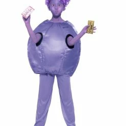 Smiffys Violet Beauregarde Costume - Child (Size 10-12) Fancy Dress Costumes