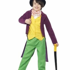 Smiffys Willy Wonka Child Costume Fancy Dress Costumes
