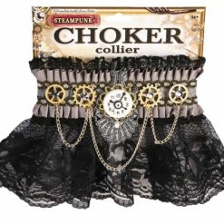 JD Party Halloween Costumes, Accessories, Makeup Steampunk Choker Necklace