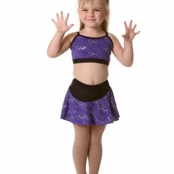Studio 7 Dancewear Sequin Glitter Crop Top