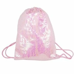 Cheap 🎉 Pink Poppy Sequin Drawstring Bag / 👟 Shoe Bag ✔️ 8 Pink Poppy Sequin Drawstring Bag / Shoe Bag