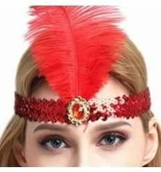 JD Party Sequin Flapper Headband Hair Accessories