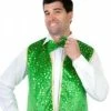 Dr. Toms Vests, Waist Coats, Capes. St Patricks Day Vest & Bow Tie Set