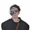 Dr. Toms Halloween Costumes, Accessories, Makeup Steampunk Half Face Mask - Silver