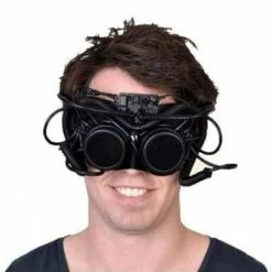 Dr. Toms Halloween Costumes, Accessories, Makeup Steampunk Large Eye Mask - Hartley