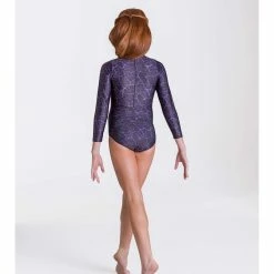 Studio 7 Dancewear Storm Leotard - Purple/Black