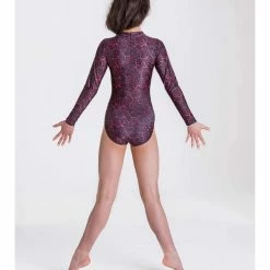 Studio 7 Dancewear Storm Leotard - Red/Black