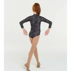 Studio 7 Dancewear Storm Leotard - White/Black