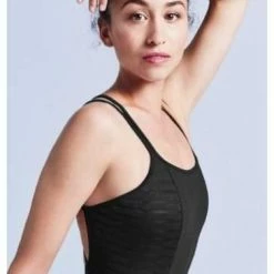 Mirella Dancewear Streaks XBK Cami - Leotard Black