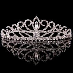 Mad Ally Hair Accessories Large Crystal Tiara