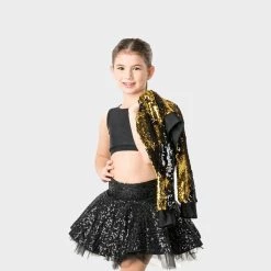 Studio 7 Dancewear Stage Lights Cropped Sequin Jacket