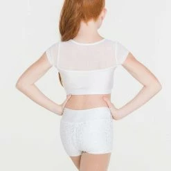 Studio 7 Dancewear Attitude Shorts | White