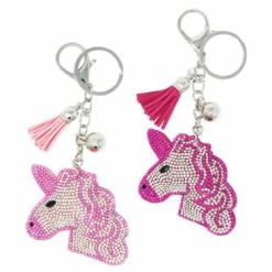Pink Poppy Dance Bags Unicorn Keyring