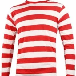 JD Party Wheres Wally? Striped Top Child Fancy Dress Costumes