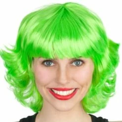 Dr. Toms Frenchy Wig - Lime Green Wigs