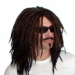 Carnival Products Wig - Rasta Deluxe Dark Brown Wigs