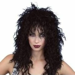Carnival Products Wig - Rock Chick Black