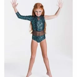 Studio 7 Dancewear Wild Things Leotard - Emerald Green