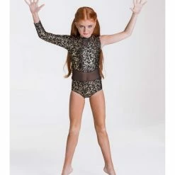 Studio 7 Dancewear Wild Things Leotard - Gold