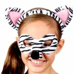 Sweidas Zebra Mask & Headband